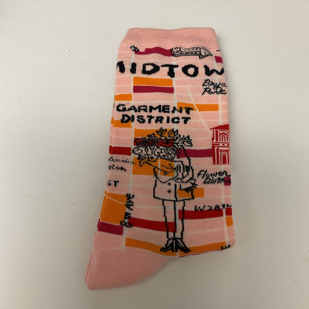 KATE SPADE HEAD OVER HEELS NEW YORK CITY COTTON SOCKS OS NWOT